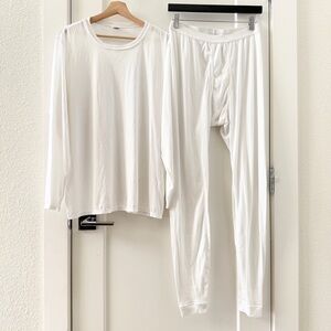 Patagonia White Polyester Heattech Thermajohn Thermal or Underwear Sets Size XL